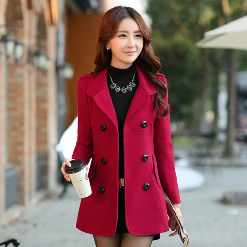 

Женское шерстяное пальто, длинное однотонное Свободное пальто с пряжкой, с ограниченным по времени, Осень-зима 2018