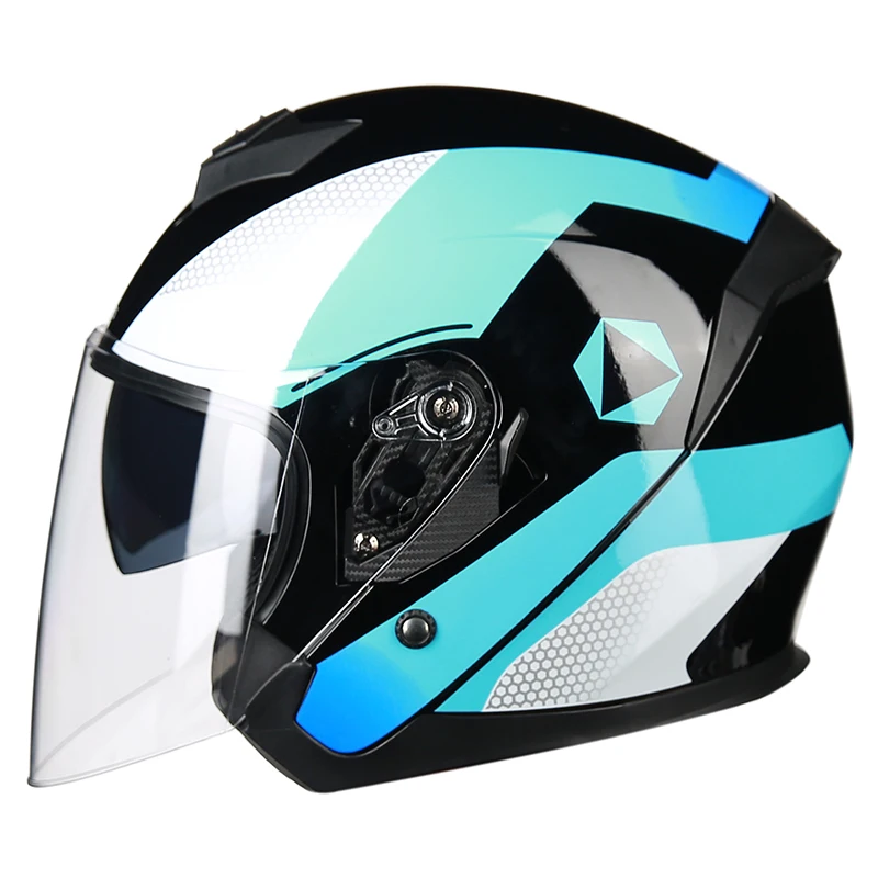 Мотоциклетный шлем jet с открытым лицом Captain star cascos para moto Ретро стиль пилот кафе