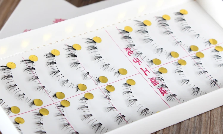 Накладные ресницы ручного изготовления 10 пар натуральных накладных ресниц снизу