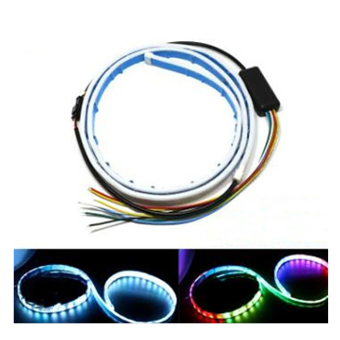 Автомобильный Стайлинг светодиодная лента для багажника 12 В RGB 120 см