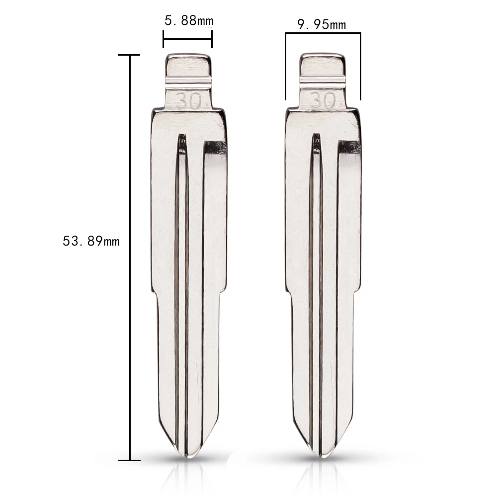 KEYYOU Metal Blank Uncut Flip KD Remote Key Blade Type #30 for Zhonghua NO. 30 | Автомобили и мотоциклы