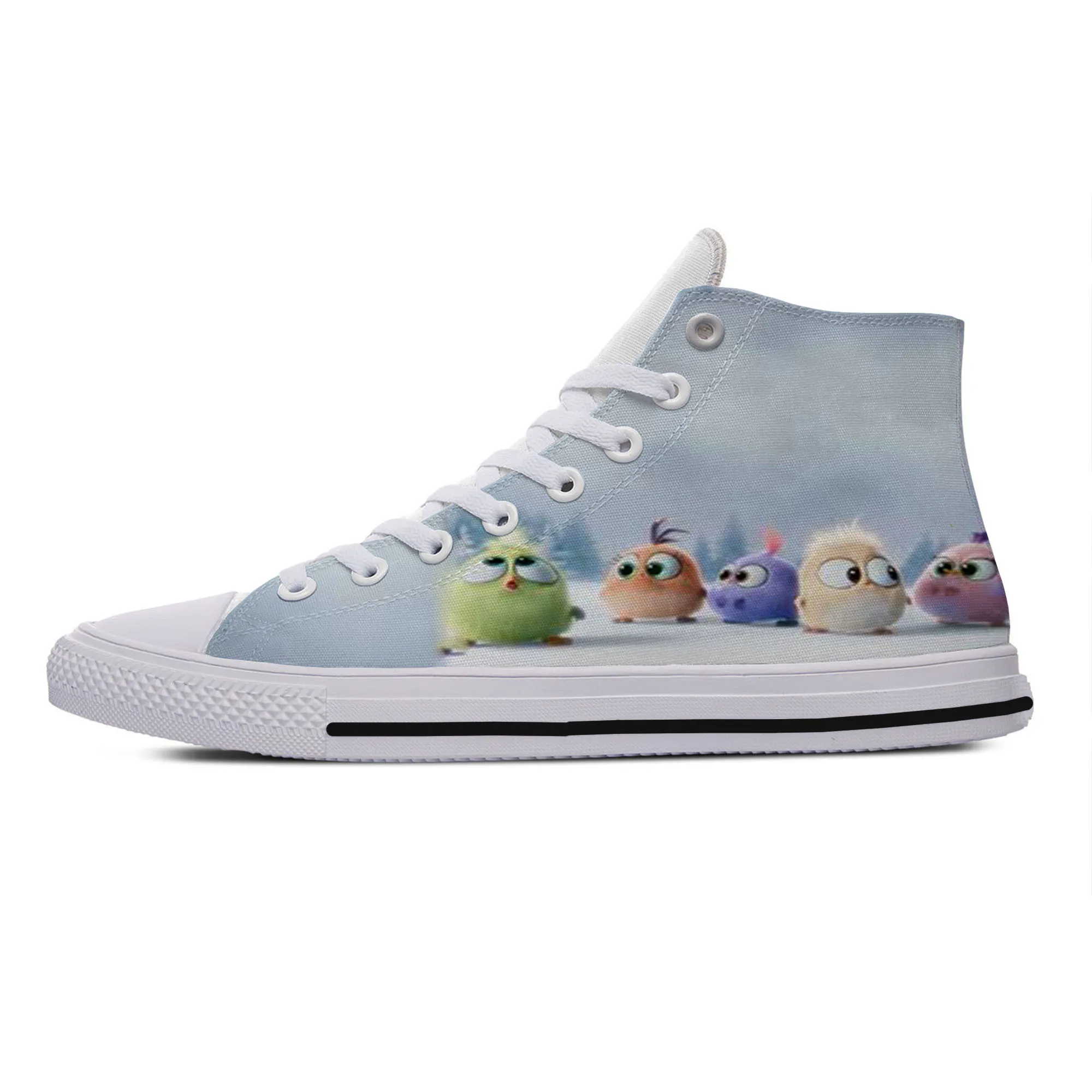 2019 Hot Fashion High Sneakers Handiness Casual Shoes Angry Birds Funny Cute Kawaii Lovely Summer Cartoon 3D Printing | Обувь