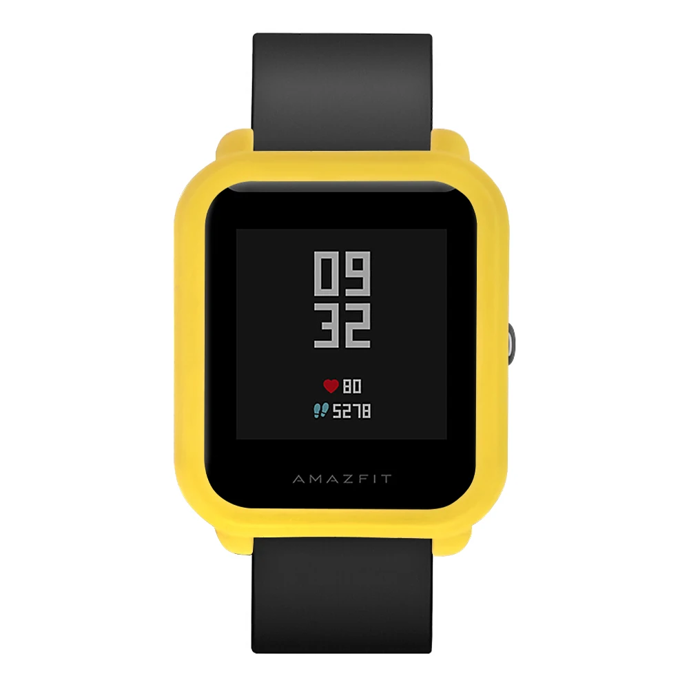 Цветной защитный силиконовый мягкий чехол FIFATA для Huami Amazfit Bip Youth Watch камуфляжный