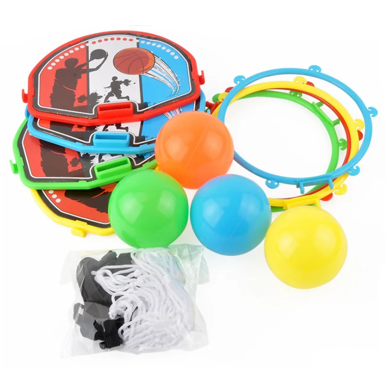 

2020 New 4Pcs Fun Mini Basketball Ball Shot Board Upon Head Game Indoor Sports Kids Toys Gift
