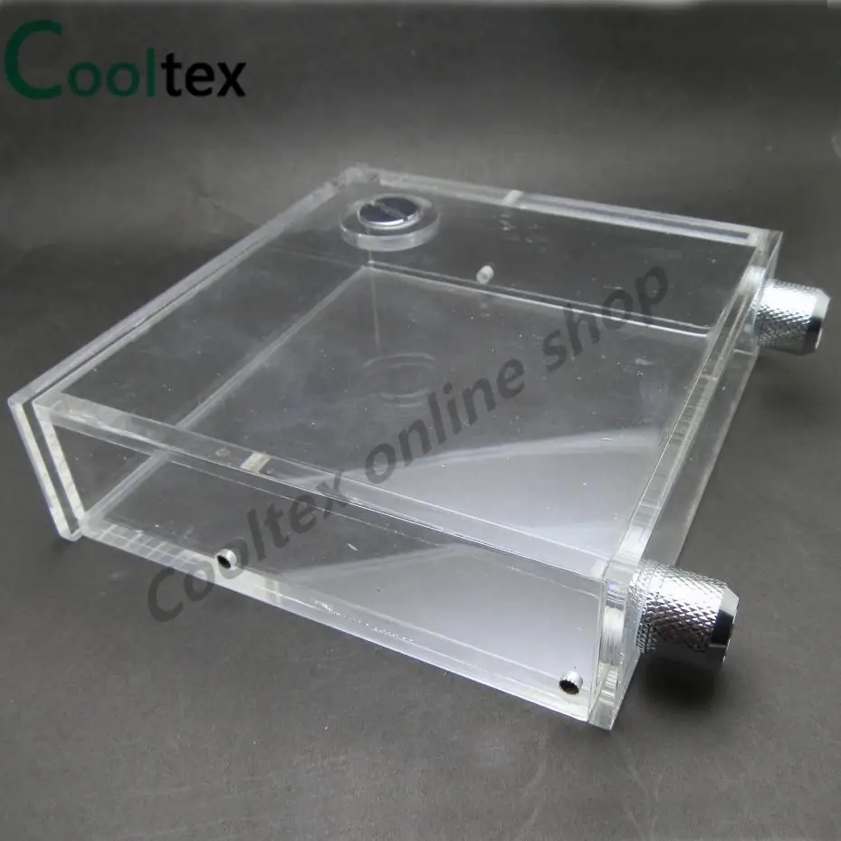 100% new Acrylic Full transparent optical drive PMMA Water tanks 400ML 144x138x40mm for computer water cooling tank cooler (art.: 7993aae58) - 7993aae58