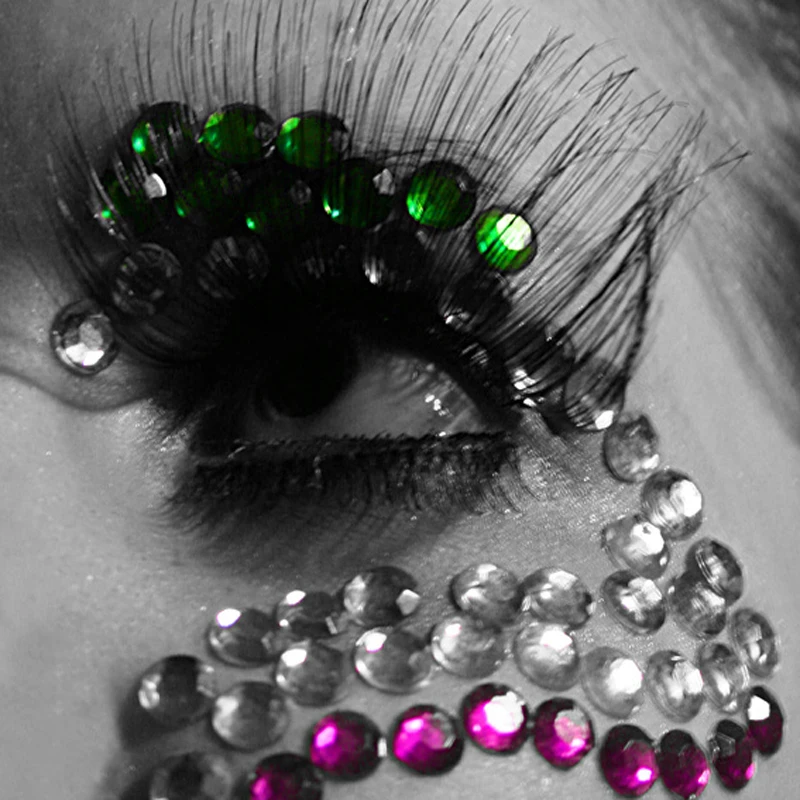 Топаз из стекла высшего качества блестящий без горячей фиксации стразы для