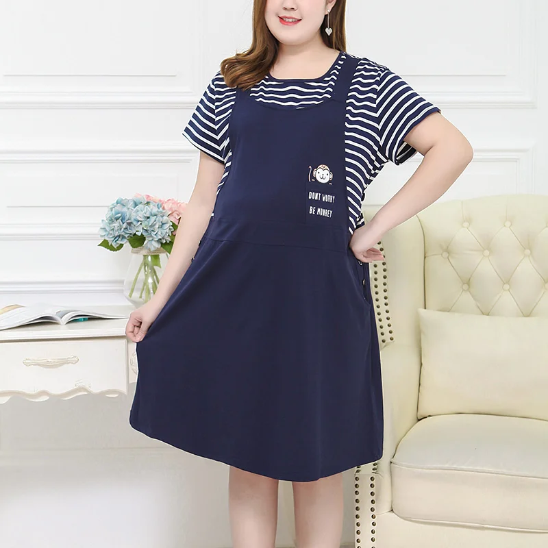 Летний Новый Стиль Плюс удобрение для увеличения 200 кг Одежда беременных женское