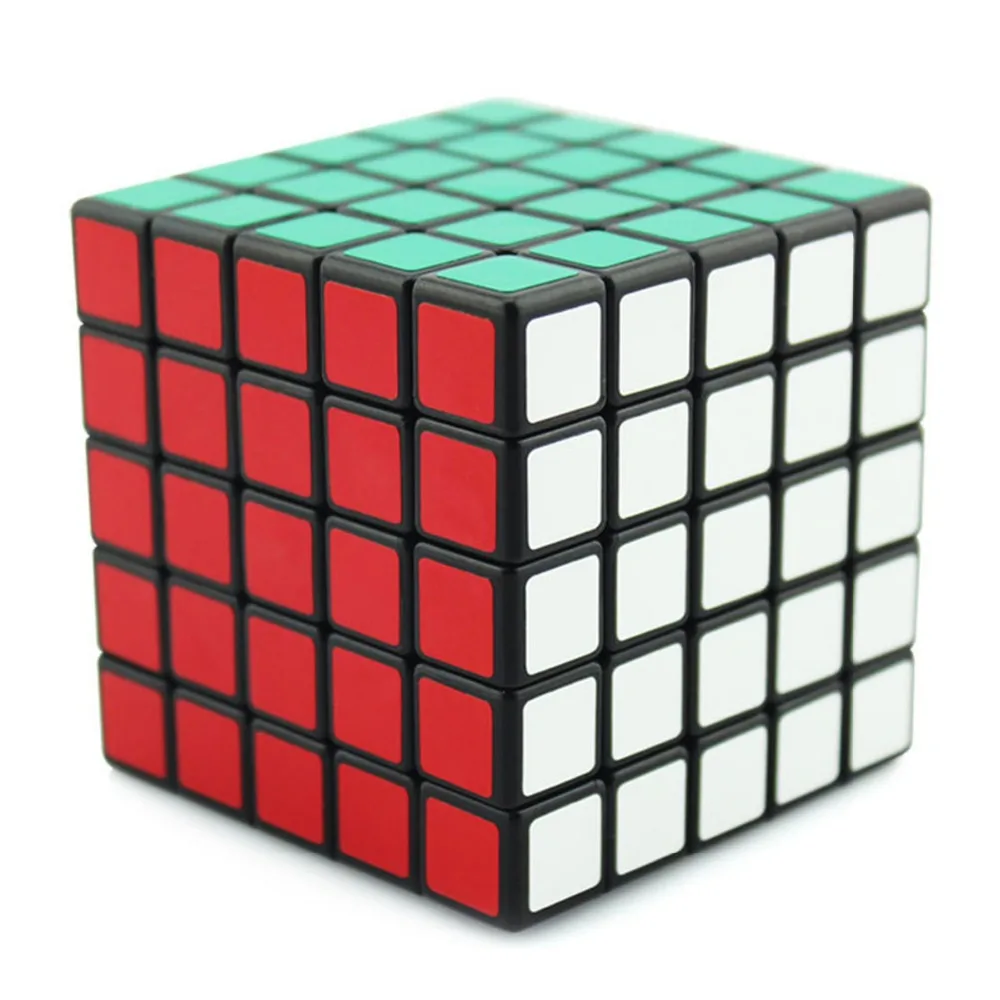 

SS ABS Magic 5x5x5 ультра-Гладкий Профессиональный скоростной куб-головоломка, поворот 63 мм, необычный кубический тизер для мозга, черный или белый