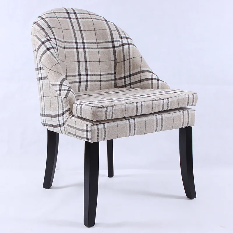 Стулья для кафе мебель стулья louis из цельной древесины и хлопчатобумажной ткани