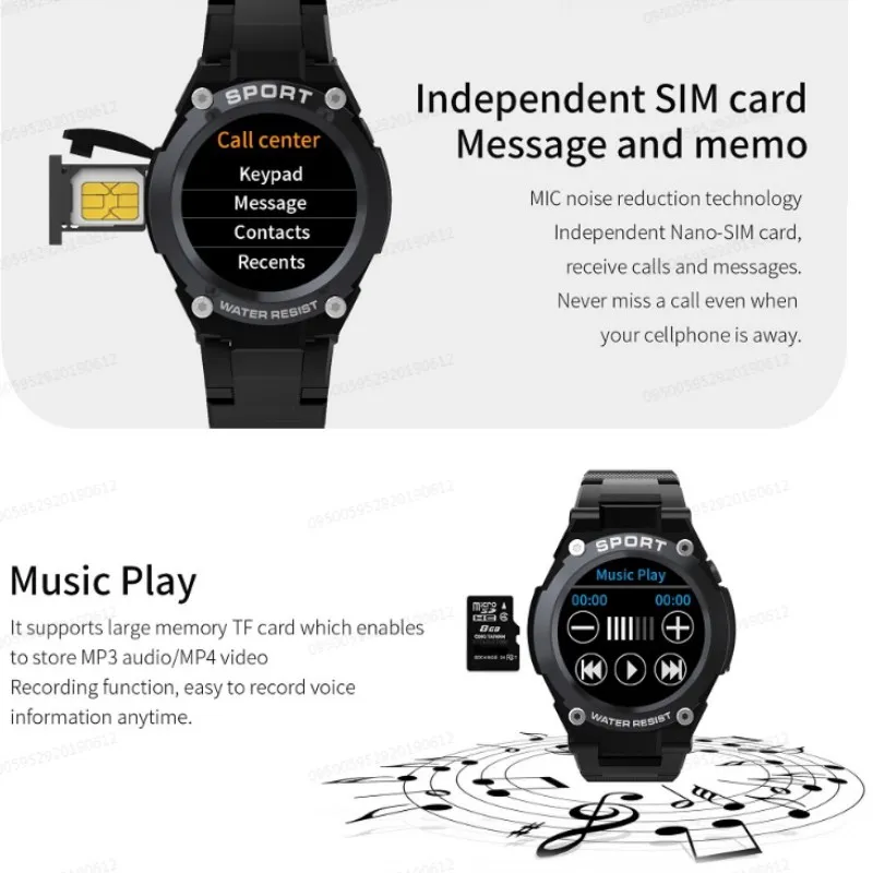 № 1 G9 1,3 дюймов gps Bluetooth Смарт-часы на открытом воздухе сердечного ритма вызова несколько спортивных режимов IP67 Смарт-часы мобильного телефона для мобильного телефона 2G GSM часы-телефон