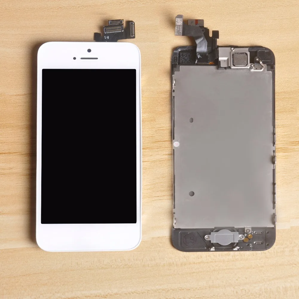 ЖК дисплей Sinbeda для iPhone 5 сенсорный экран дигитайзер в сборе Кнопка возврата