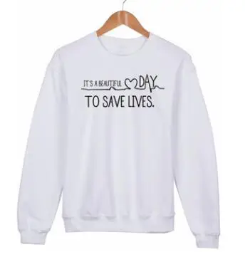 

IT'S A BEAUTIFU LOVE DAY.TO SAVE LIVES Sweatshirt Casual O-Neck Jumper Hoodies Style Long Sleeve Outfits Crewneck
