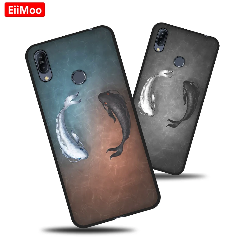 Чехол для телефона EiiMoo чехол Asus ZenFone Max (Pro) M2 ZB631KL из ПУ силикона ASUS ZB633KL