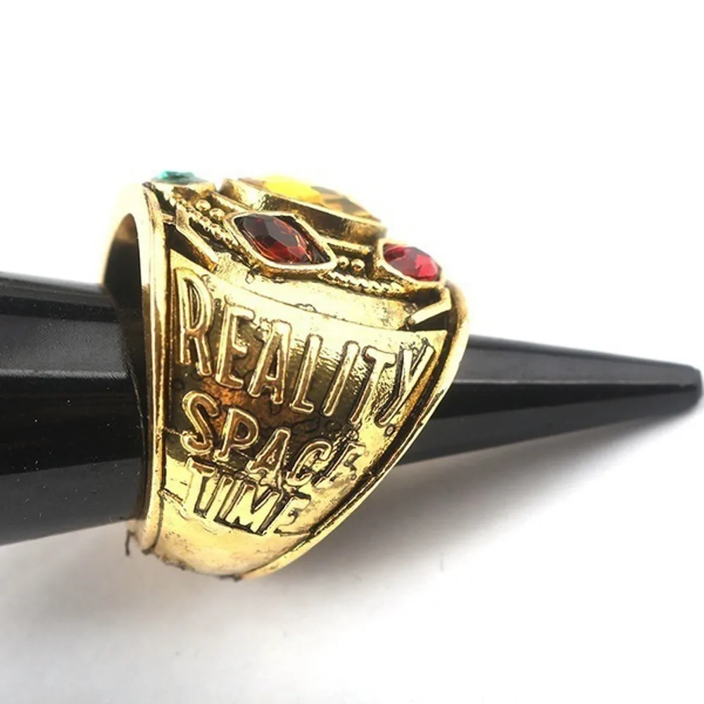 Мощное кольцо Infinity Wars Thanos Jewelry мужское с надписью модные украшения для влюбленных