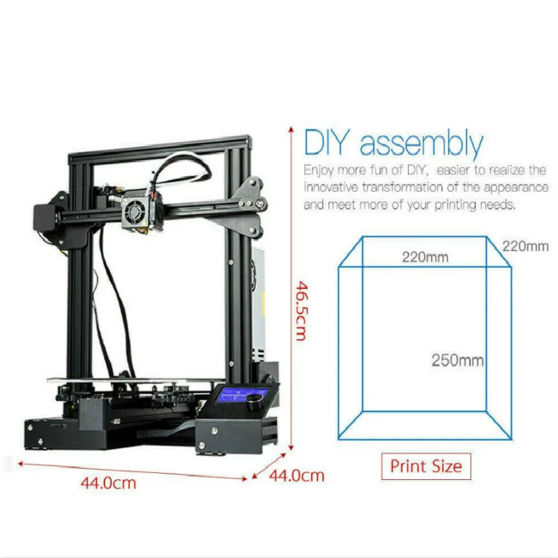 Обновленный набор для 3D принтера zrprinting A13 с магнитной крышкой продолжение печати