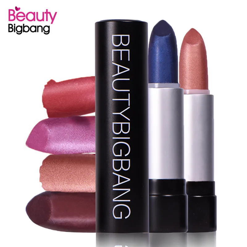 BeautyBigBang Макияж матовая губная помада синий цвет губ косметический пигмент 12 цветов стойкая матовая металлическая помада