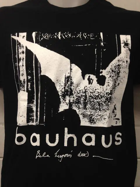 BAUHAUS BELA LUGOSI'S BAT SMALL WONDER футболка goth cure siouxsie все размеры 2018 Новые мужские футболки