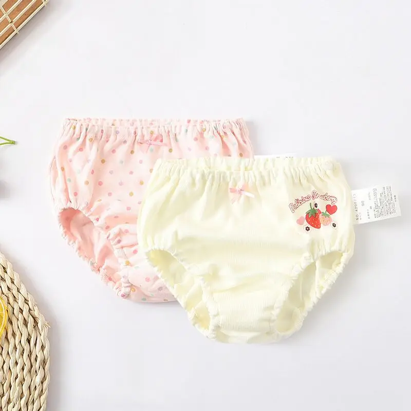 2 шт./лот хлопковые трусы для маленьких девочек высококачественные шорты Хлеб