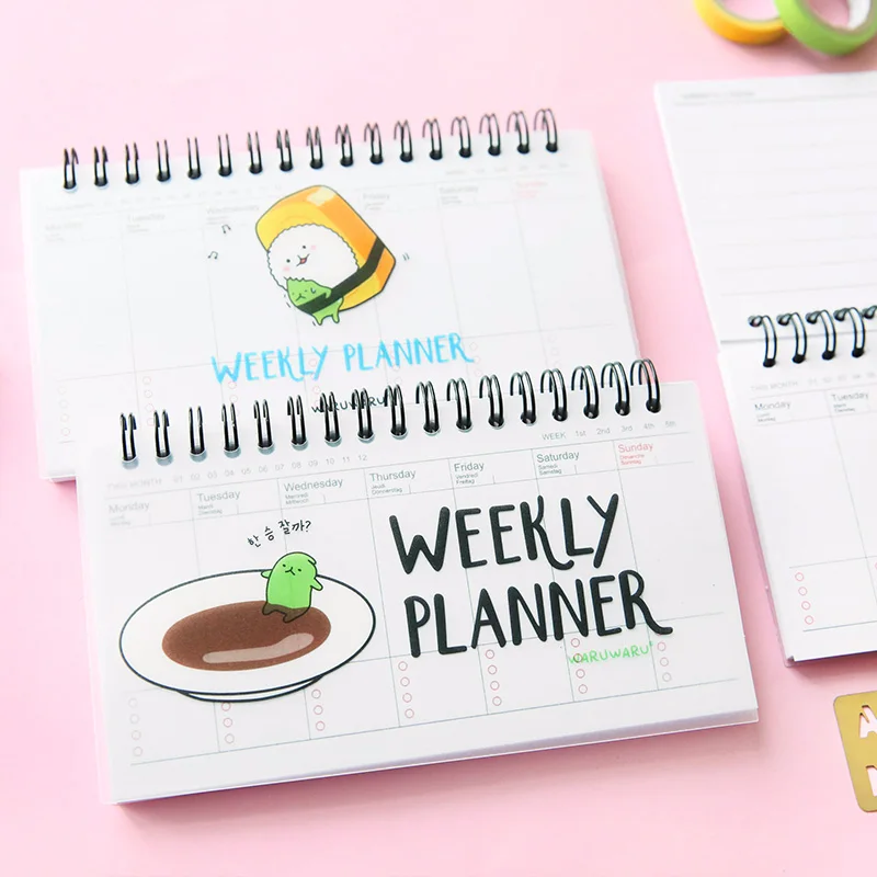 Мини альбом для сашими на неделю 80 листов еженедельный ежедневник органайзер