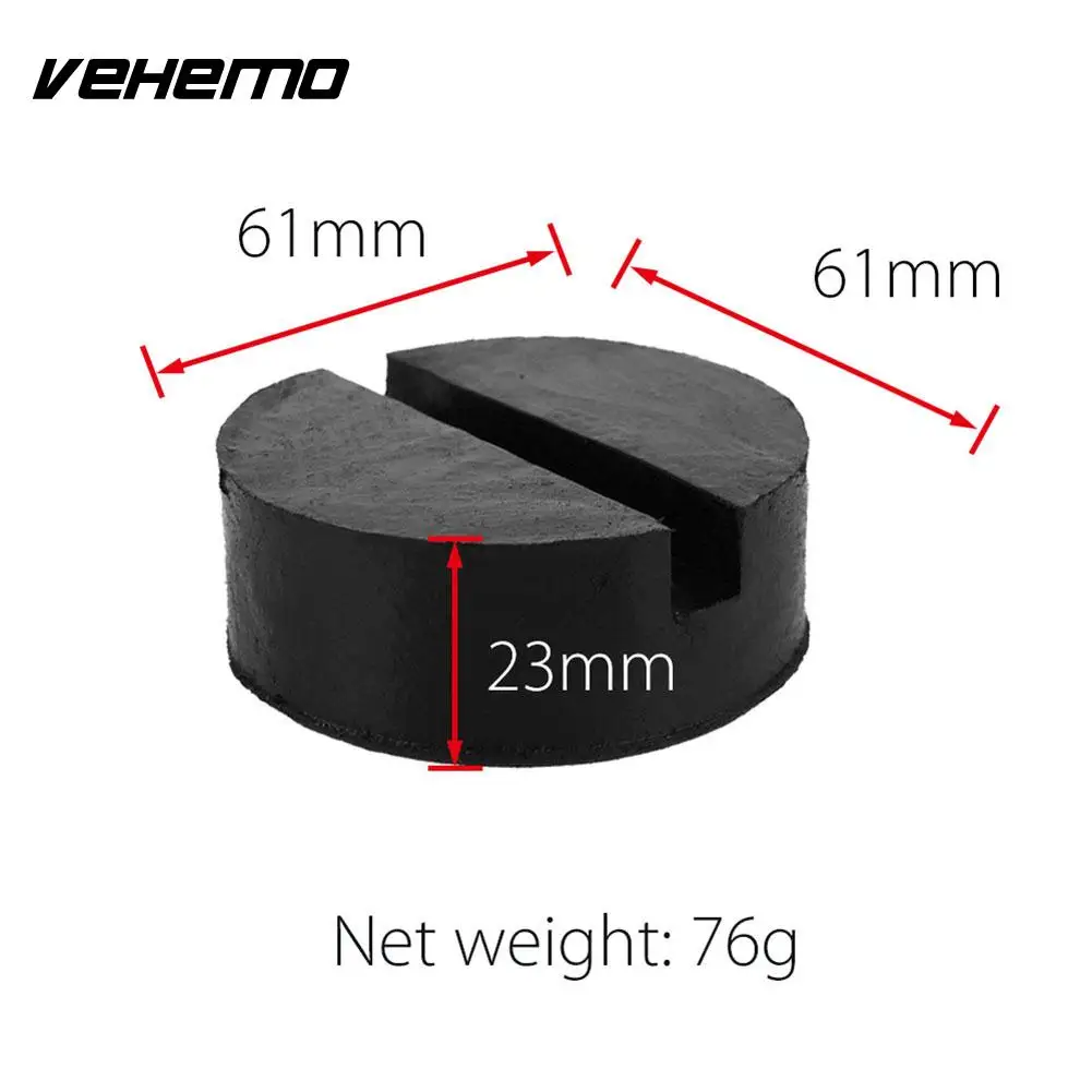 

Vehemo Rubber Black Jack Stand Jacking Pad Adapter Durable Power Tool Spare Jack Pad Jacking Pad