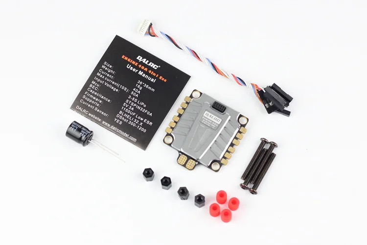 DALRC 40A 45A 50A 4 в 1 ESC 3 6S blheli _ 32 LIHV DSHOT1200 Ready бесщеточный CNC для Rc Multirotor FPV Racing Drone|Детали и