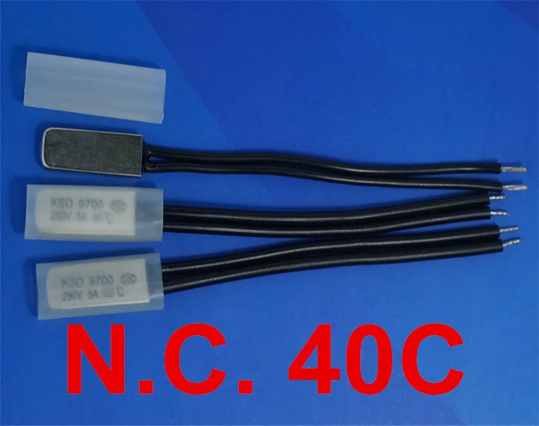 (10 шт./лот) 40C KSD9700 Нормально закрытый термостат переключатель температуры NC 40