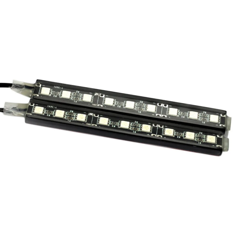 Авто светодиодный RGB 9SMD 6 ватт машинные Декоративные Атмосферу полосы света авто