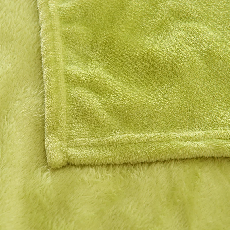 Зеленый и чистый модный Рождественский подарок одеяло на кровать диван