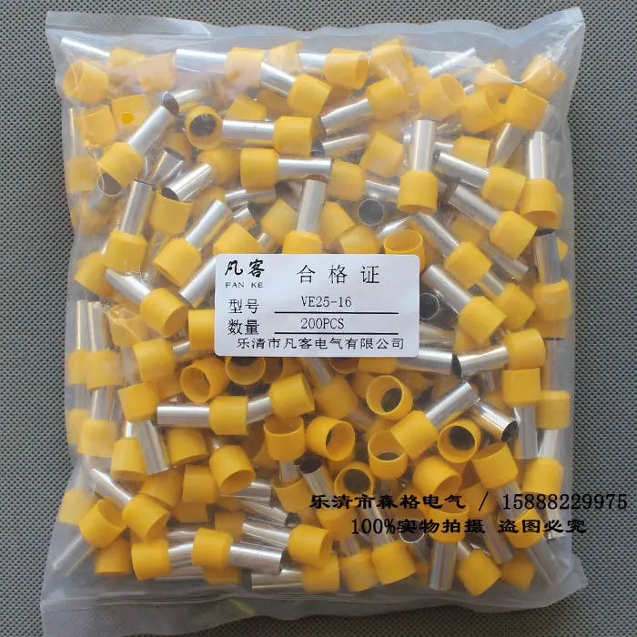 200 Φ конец шнура предварительно изолированные клеммы соединители проводов