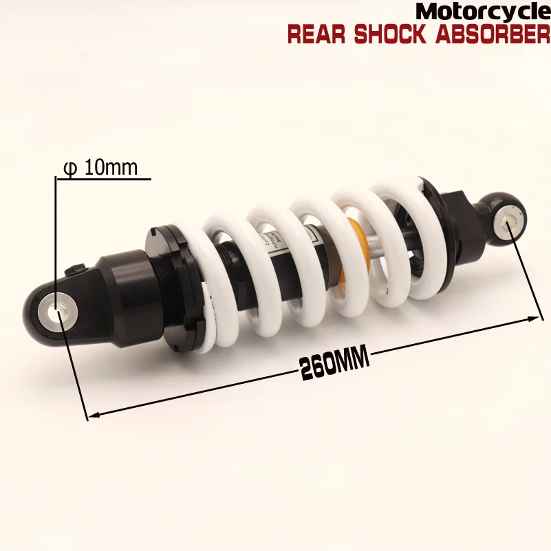 Задняя амортизация мотоцикла Регулируемая 260 мм 125-160 CRF50 внедорожный