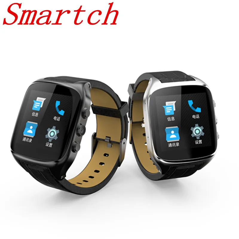 Смарт часы Smartch новинка X01S двухъядерный Android 5 1 54 дюймов 3G умные телефон MTK6580 3 ГГц