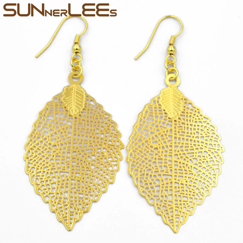 SUNNERLEES модные ювелирные изделия для женщин и девушек золотого цвета Висячие