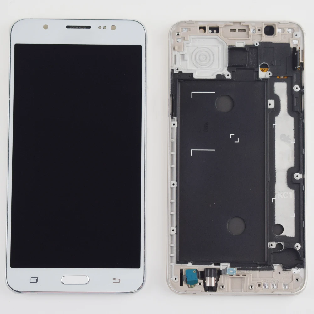 Дигитайзер сенсорного экрана в сборе с рамкой для Samsung J7 2016 ЖК дисплей J710F J710 J710M