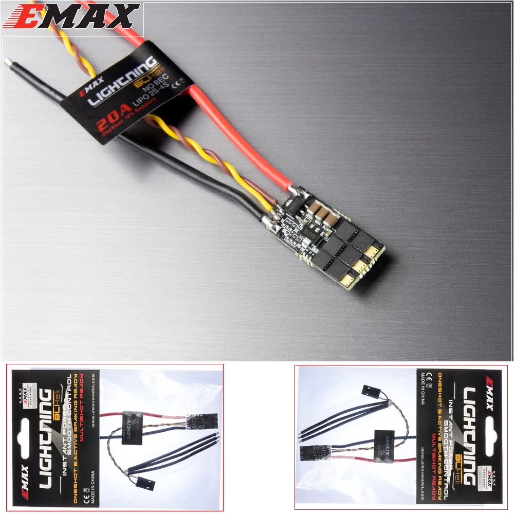 1 шт. EMAX BLHeli lightning 20A 30A RC ESC микро мини электронный контроллер скорости для