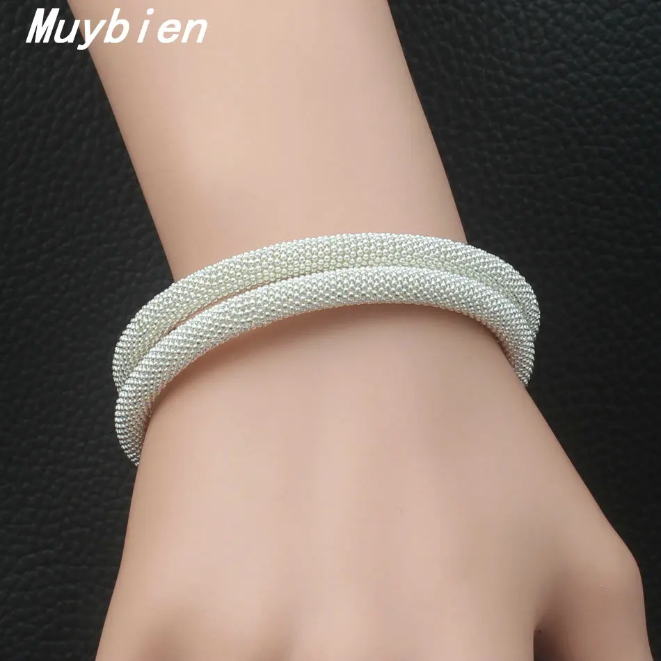 Оптовая продажа 2 стиля горячие браслеты из нержавеющей стали с кристаллами для