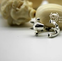 bull terrier ring 1pcs newest cute free size cartoon animal bull terrier dog ring jewelry designed for lady