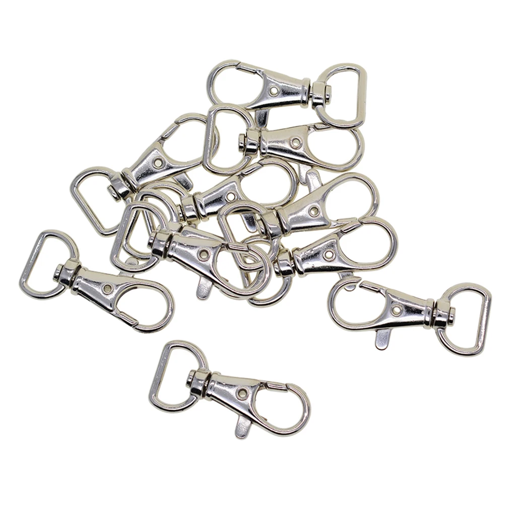 Металлические зажимы коготь для омаров 10 упак. поворотные крючки на 360 ° 39x18 мм