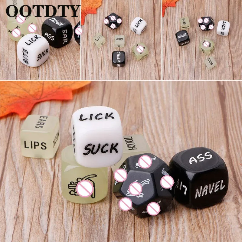 OOTDTY 6 шт. забавные акриловые кости любовь кости секс кости Эротические Кости любовь игра игрушка пара подарок