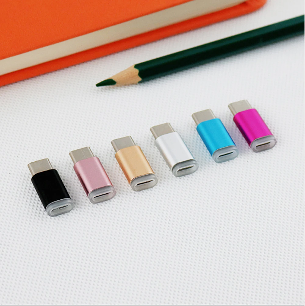 100 шт. O TG адаптер для передачи данных Micro USB Female To 8 Pin/Type c Male iph Huawei Синхронизация