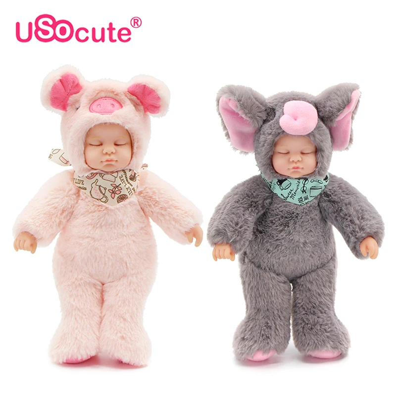 9 8 &quot/14 6&quot Kawaii Детские куклы Bjd Косплей животные bebe Кукла реборн детские игрушки