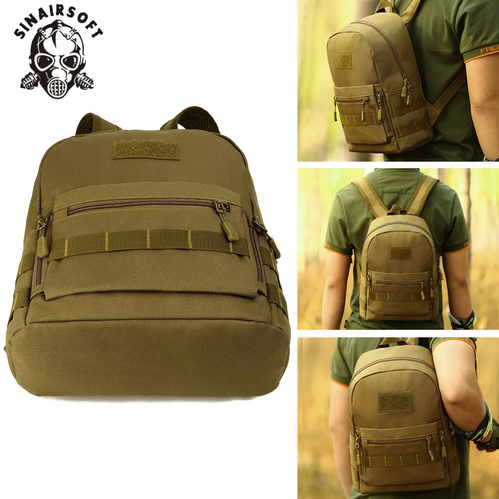 Миниатюрный военный тактический рюкзак SINAIRSOFT 10 л с системой Молле нейлоновые