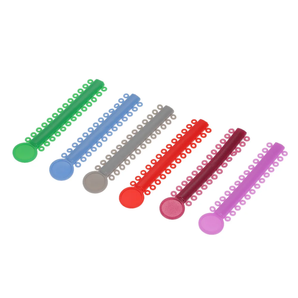 40Pcs/pack High Elasticity Dental Ligature Ties Orthodontics Elastic Multi Color Rubber Bands For Health Teeth Tools | Красота и