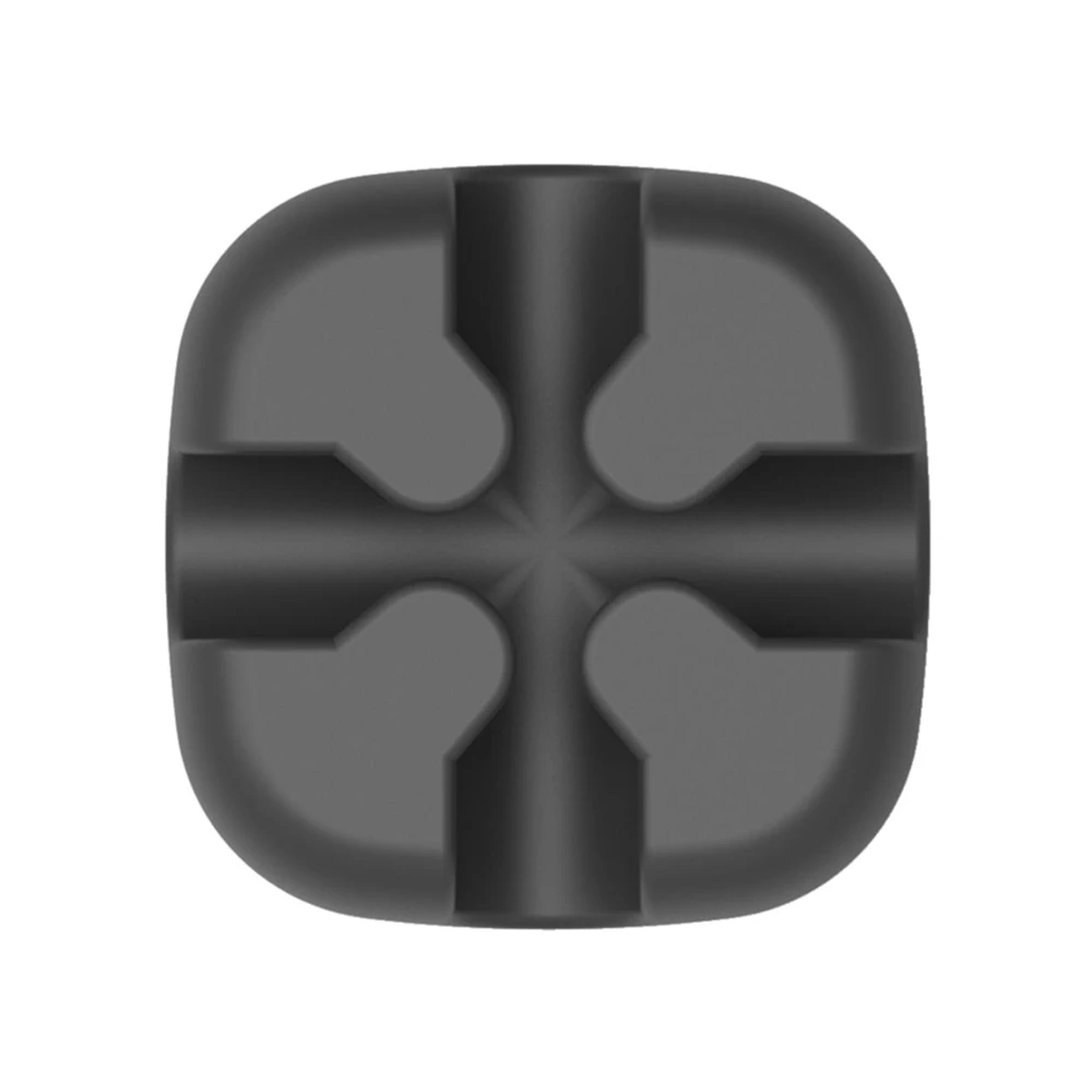 ORICO USB устройство для сматывания кабеля органайзер для проволочных кабелей настольные держатели шнур управление держатель для наушников Наушники в форме мыши зарядка линии передачи данных - Цвет: 1pcs Black