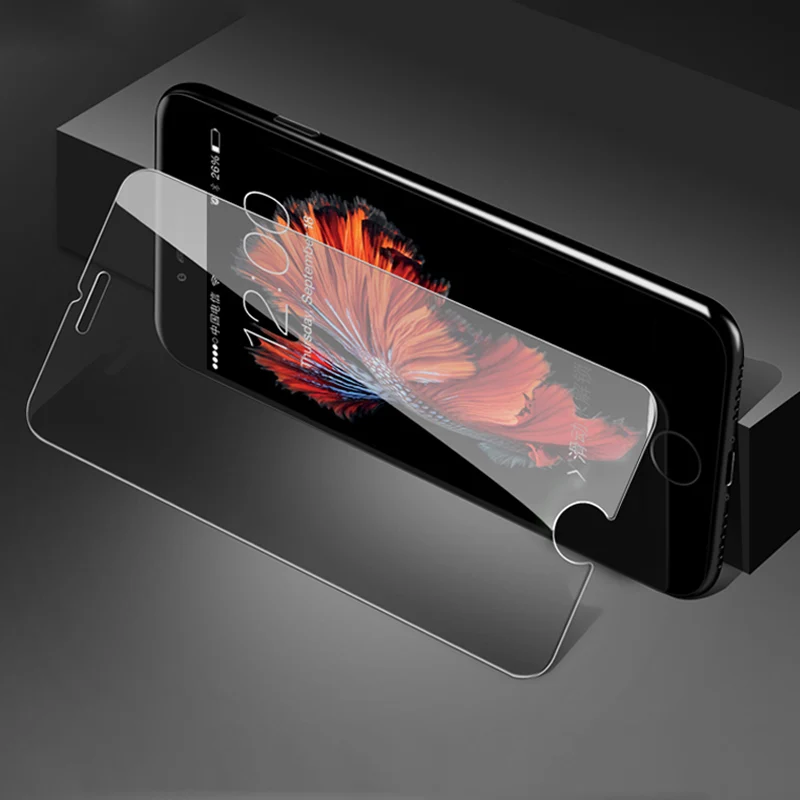 2 шт. защитная пленка для экрана iPhone 7 стекло 5 5S 5E 6 6S 8 Plus X XS Max закаленное
