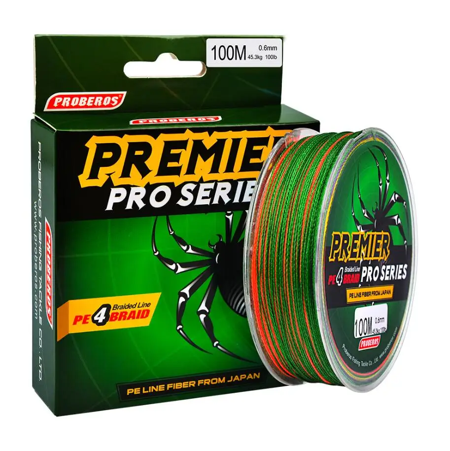 Леска плетеная рыболовная 4 нити 100 м 6 фунтов|Рыболовные лески| |