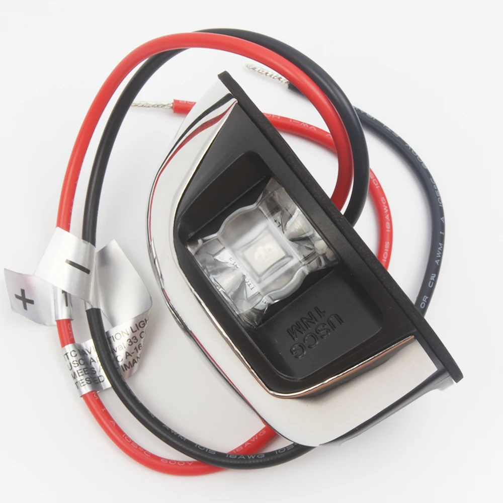 12V Морская Лодка Яхта светодиодная навигационная лампа из нержавеющей стали ITC