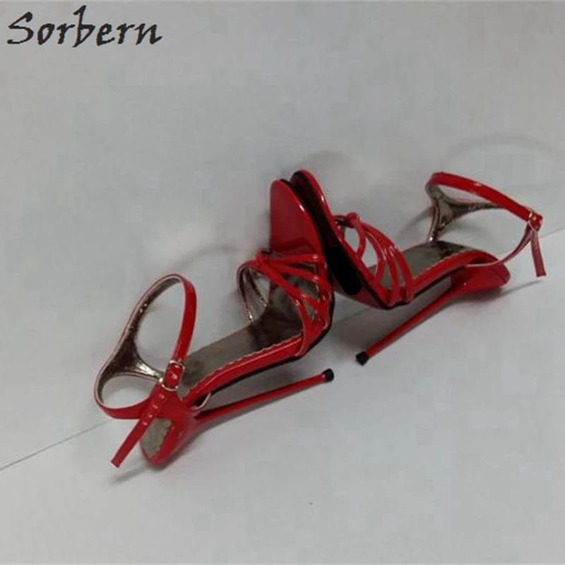 Женские босоножки на тонком металлическом каблуке 14 см Размеры 33 52|Боссоножки и