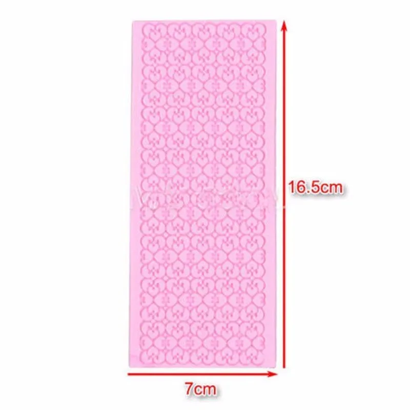 Европейский Стиль рельеф кружева силиконовые формы Fondant (сахарная) торт кухонная