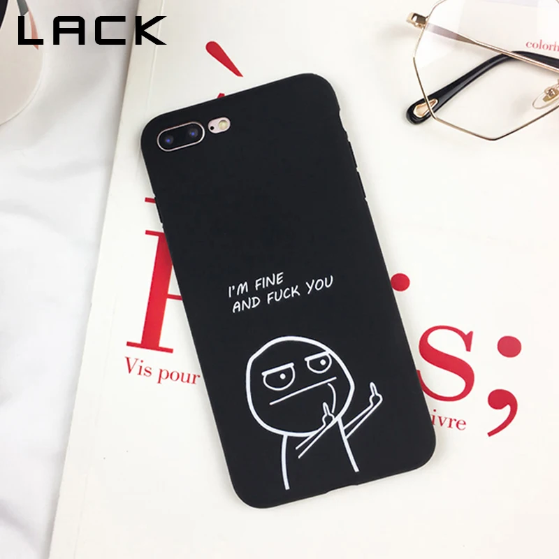 LACK Funny Cartoon Couples Phone Case For iphone XS Max XR X 6 6S 7 8 Plus Cover Ultra Slim Soft TPU Cases Capa |