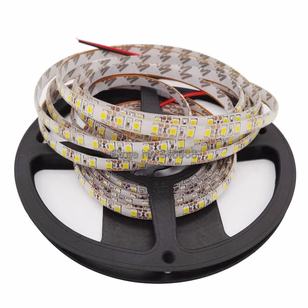 5 м 600 светодиодный 2835 SMD Светодиодная лента, 12 В гибкий светодиодный лента 120 светодиодный/М лента, белый/теплый белый/синий/зеленый/красный/фиолетовый/розовый IP20 IP65